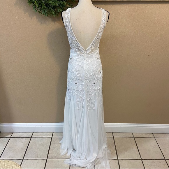 SOLD Lulus Luxe Lifetime Full of Love White Sequin Mermaid Maxi Dress - Picture 11 of 17